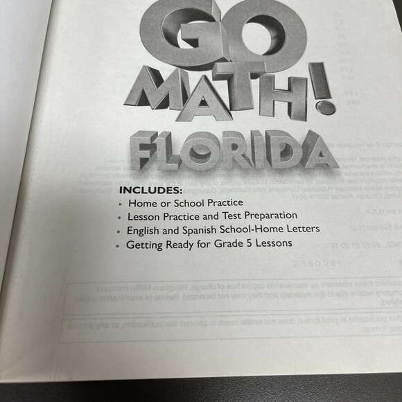 Go Math! Mafs Beginner Standards Practice Book Grade 4 Home Schooling Book - Picture 4 of 11